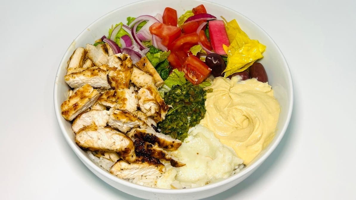 Chicken Shawarma Bowl.
