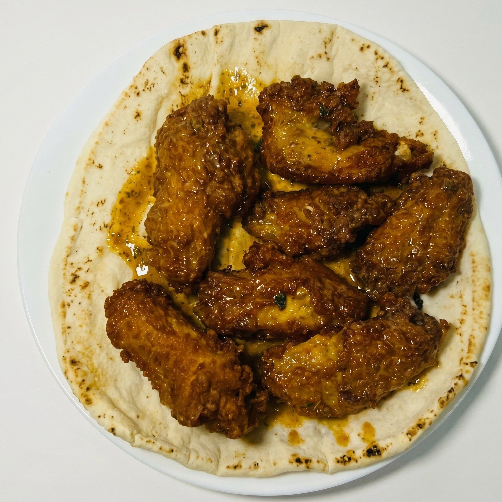 6 Pieces Chicken Wings.