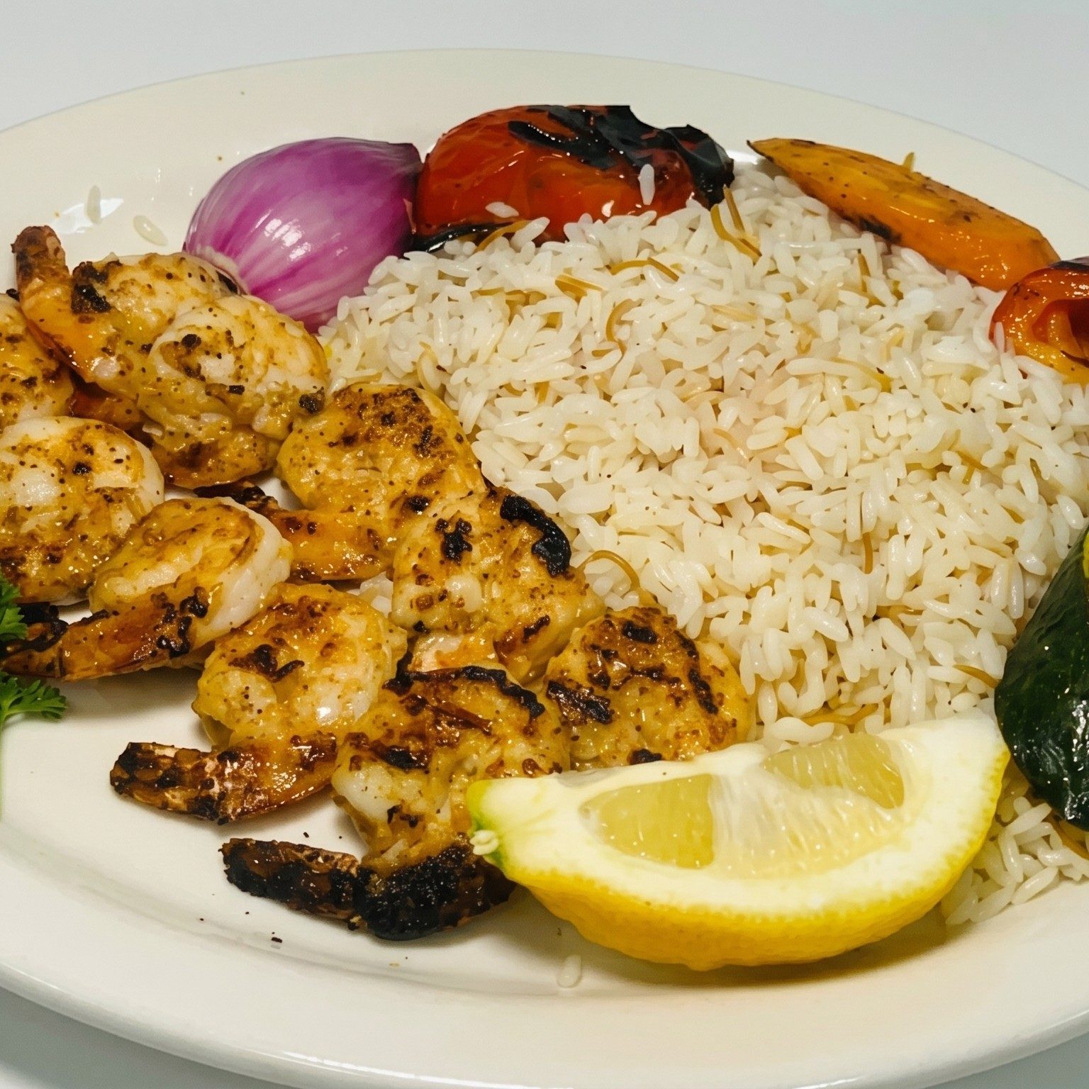 Shish Shrimp Kabob.