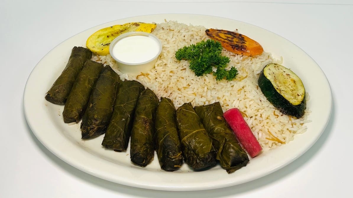 Vegetarian Grape Leaves.