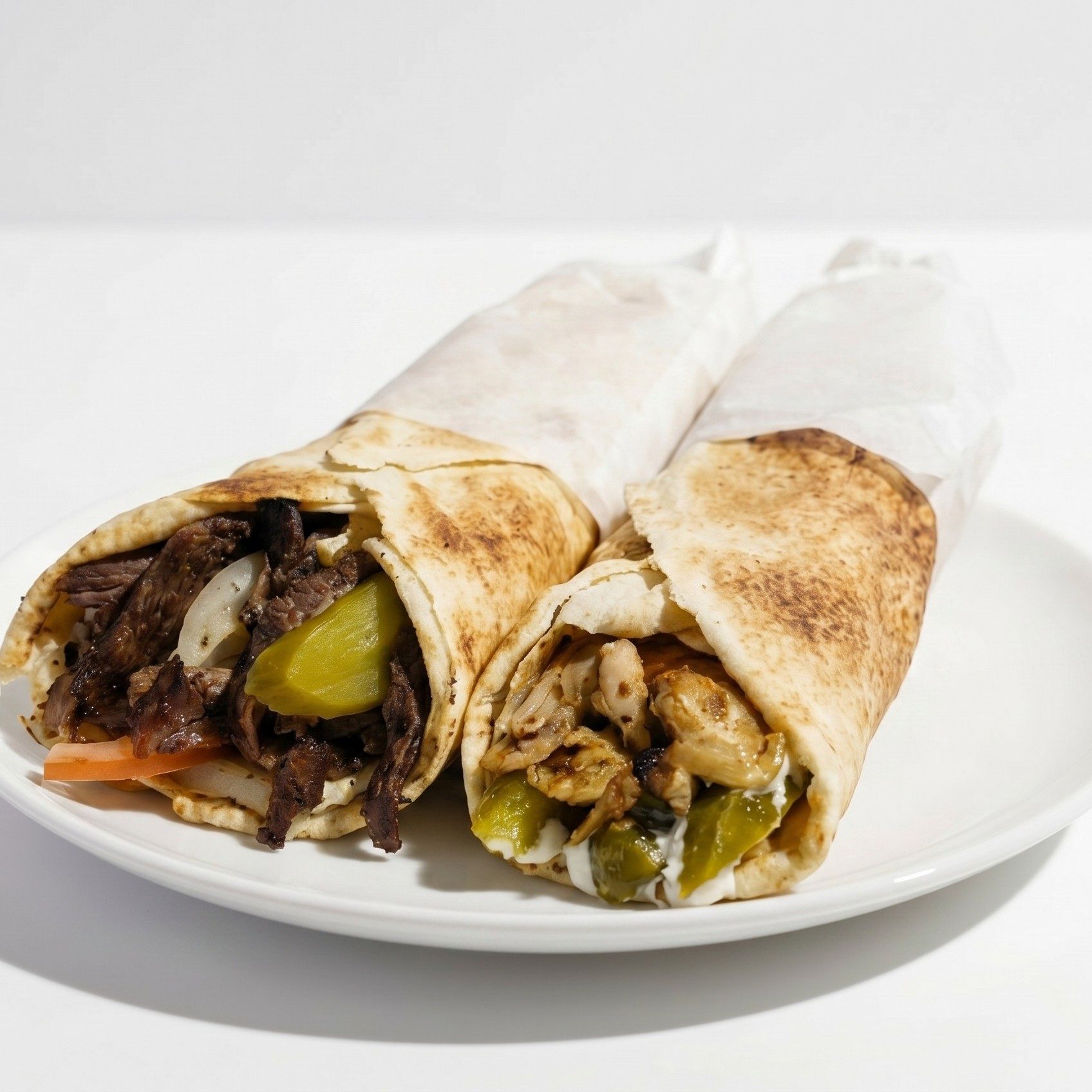 Beef Shawarma Sandwich.